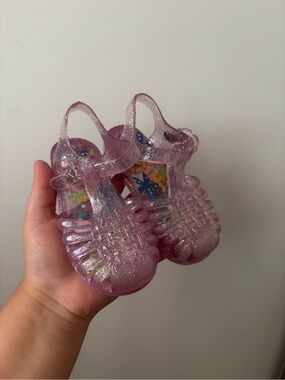 Nickelodeon Dora the Explorer Glitter Pink Jelly Sandals
